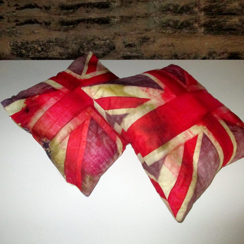 Vivienne Westwood Union jack inspired cushions